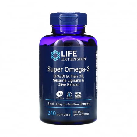 ACIZI GRASI - super-omega-3-with-sesame-lignans-olive-extract-life-extension