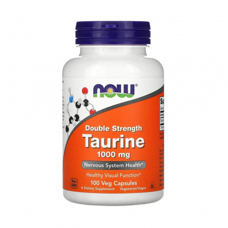 SANATATEA CREIERULUI - taurine-1000mg-now-foods