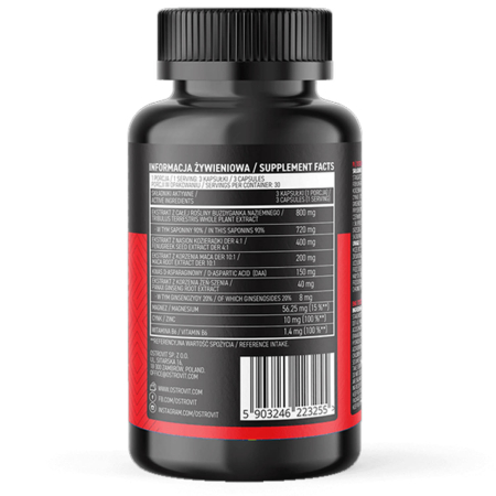 Testo Booster, OstroVit, 90 capsule [1]