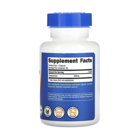 Theobromine, 400 mg, Nutricost, 90 capsule [1]