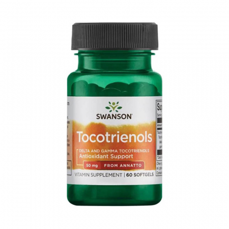 Tocotrienols from Annatto, 50 mg, Swanson, 60 softgels SWU526