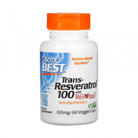 Doctor's Best - trans-resveratrol-200mg-doctors-best