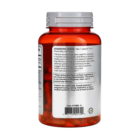 Tribulus, Men's Health, 500 mg, NOW Foods, 100 capsule [2]