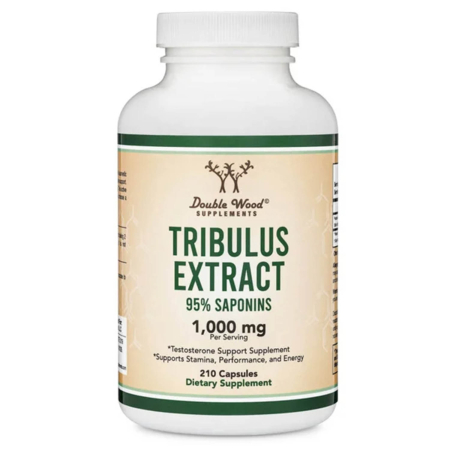 Double Wood Supplements - Tribulus Terrestris, 500 mg, Double Wood, 210 capsules X002ZGE08L