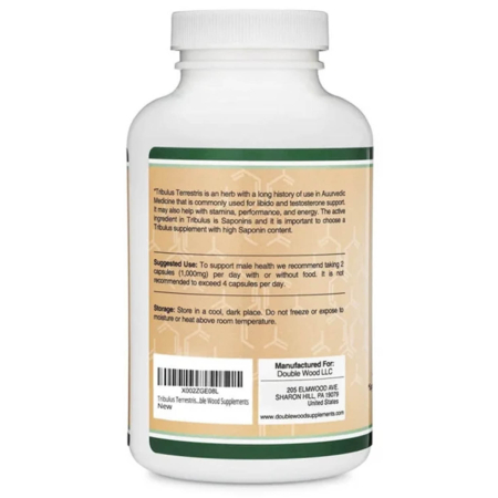 Tribulus Terrestris, 500 mg, Double Wood, 210 capsule X002ZGE08L [2]
