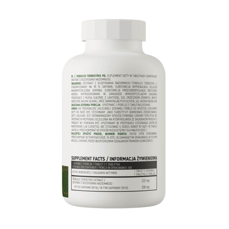 Tribulus Terrestris Extract, OstroVit, 360 tablete [1]