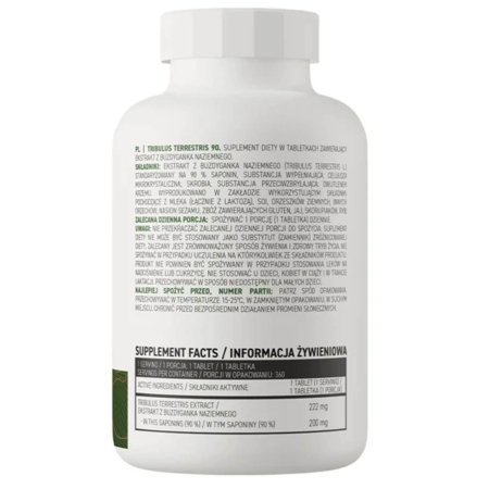 Tribulus Terrestris Extract, OstroVit, 360 tablets [1]