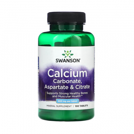 MINERALE - calcium-carbonate-aspartate-citrate-swanson