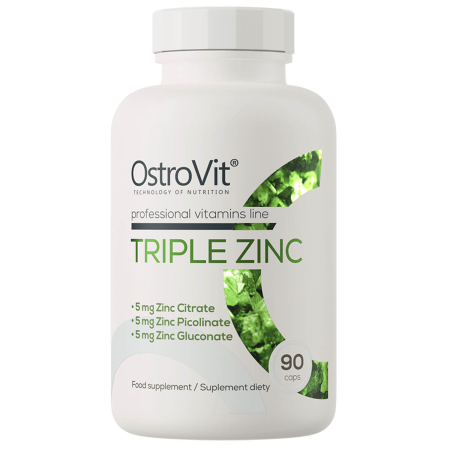 OstroVit - Triple Zinc, 15 mg, OstroVit, 90 capsule