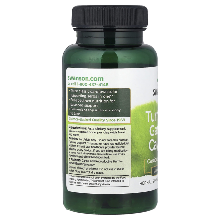 Turmeric, Garlic & Cayenne, Swanson, 60 capsules SW1575 [2]
