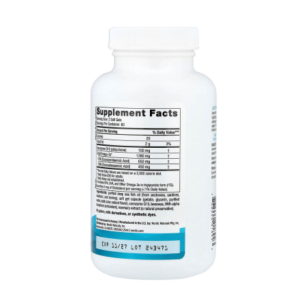 Ultimate Omega® + CoQ10, Nordic Naturals, 120 softgels [3]