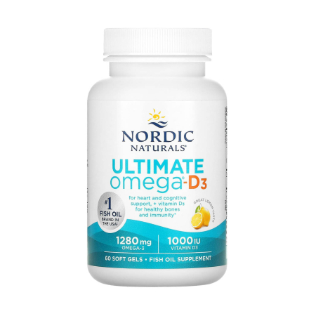 Ultimate Omega-D3, 1280 mg, Nordic Naturals, 60 softgels [2]
