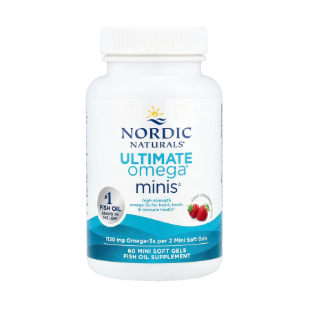 Ultimate Omega® Minis, 1120 mg, Nordic Naturals, 60 Mini Softgels [2]