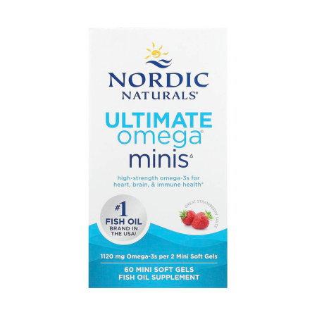 Nordic Naturals - Ultimate Omega® Minis, 1120 mg, Nordic Naturals, 60 Mini Softgels