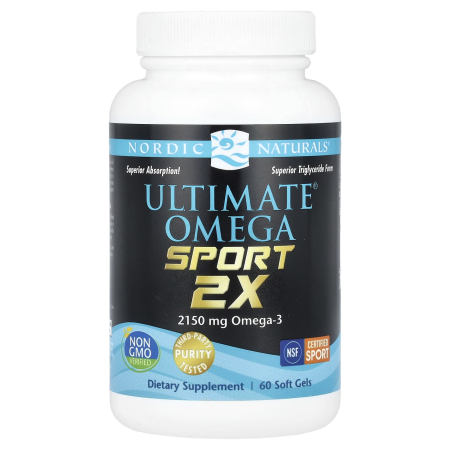 Ultimate Omega Sport 2x, 2150 mg, Nordic Naturals, 60 softgels [0]