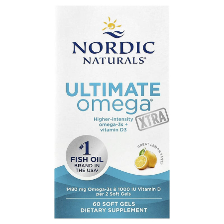 Nordic Naturals - Ultimate Omega® Xtra, 1480 mg, Nordic Naturals, 60 softgels