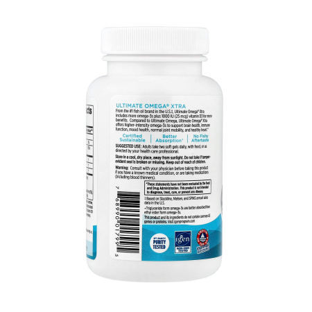 Ultimate Omega® Xtra, 1480 mg, Nordic Naturals, 60 softgels [4]