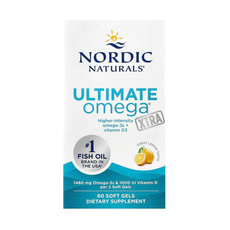 Nordic Naturals - Ultimate Omega® Xtra, 1480 mg, Nordic Naturals, 60 softgels