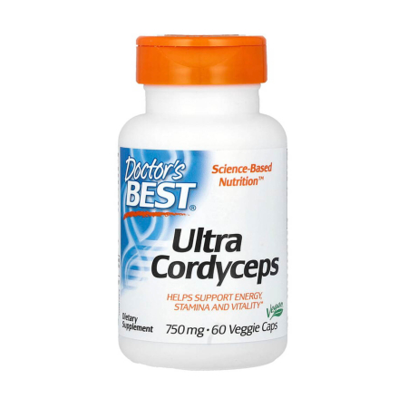 Doctor's Best - Ultra Cordyceps, 750 mg, Doctor's Best, 60 capsule