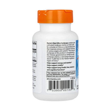Ultra Cordyceps, 750 mg, Doctor's Best, 60 capsules [2]