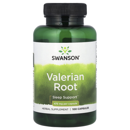 Swanson - Valerian Root, 475 mg, Swanson, 100 capsule SW506