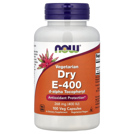 Vitamin E - vegetarian-dry-e-400-now-foods