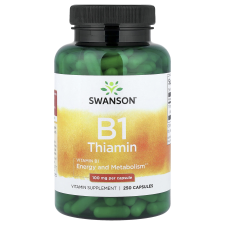 Thiamine (Vitamin B1) - vitamin-b1-thiamin-swanson