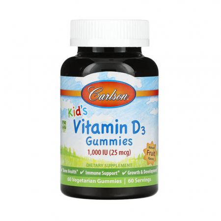 SANATATEA COPIILOR - vitamin-d3-gummies-carlson-kids