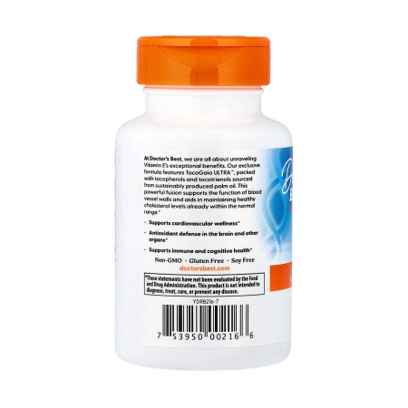 Vitamin E Tocotrienols, 50 mg, Doctor's Best, 60 softgels [2]