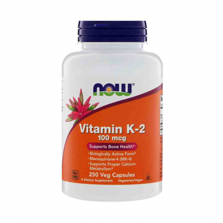 SANATATEA HEPATICA - vitamin-k2-mk4-100mcg-now-foods