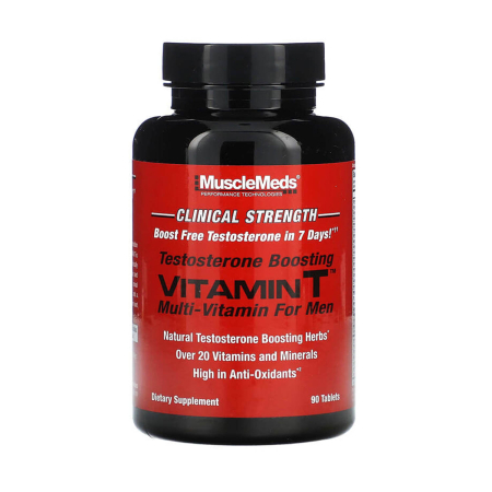Vitamin T, Testosterone Boosting Multi-Vitamin For Men, MuscleMeds, 90 tablets [2]