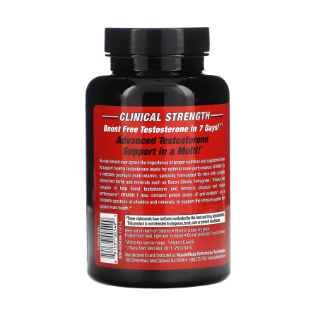 Vitamin T, Testosterone Boosting Multi-Vitamin For Men, MuscleMeds, 90 tablets [4]