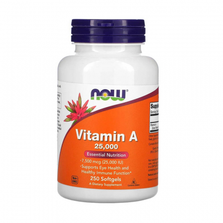 SANATATEA HEPATICA - vitamina-a-10000-iu-now-foods