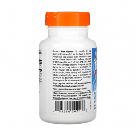 Vitamin D3, 5000 IU - 180 softgels [1]