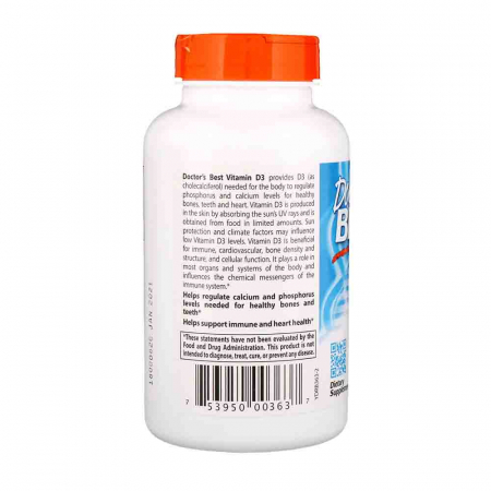 Vitamin D3, 5000 IU - 180 softgels [1]