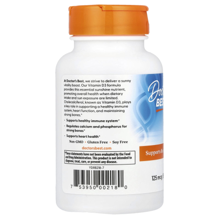 Vitamin D3, 5000 IU - 180 softgels [2]