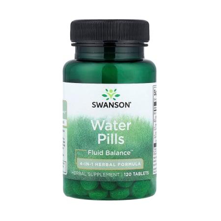 Swanson - Water Pills, Fluid Balance, Swanson, 120 tablets SWD013