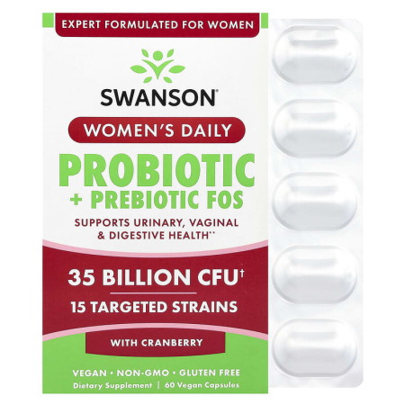 Lactobacillus - women-s-probiotic-prebiotic-fos-with-cranberry-swanson