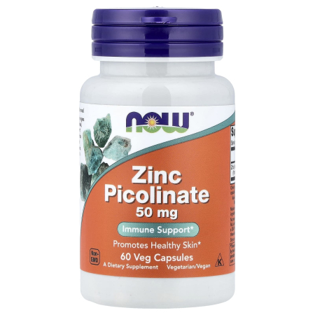 Zinc - Zinc Picolinate 50mg now foods