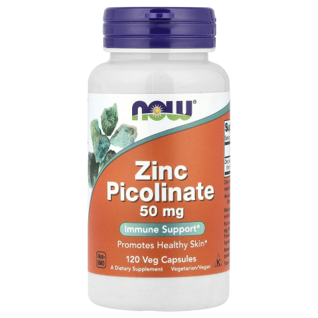 Zinc - Zinc Picolinate 50mg now foods