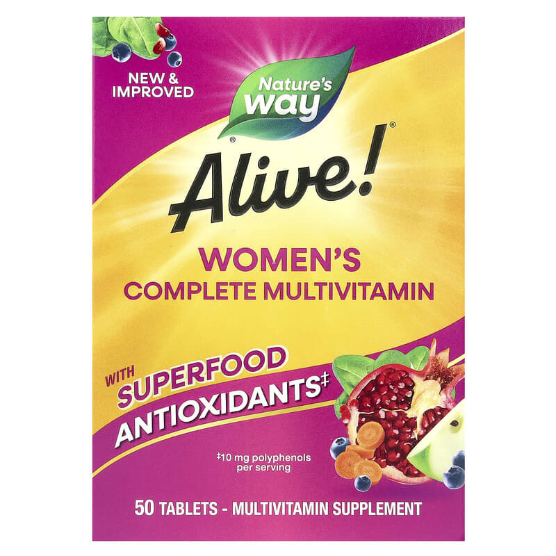 cauciucuri 225 50 r17 m+s Alive! Women s Complete Multivitamin, Nature s Way, 50 Tablets 50 tabs, 09.2026