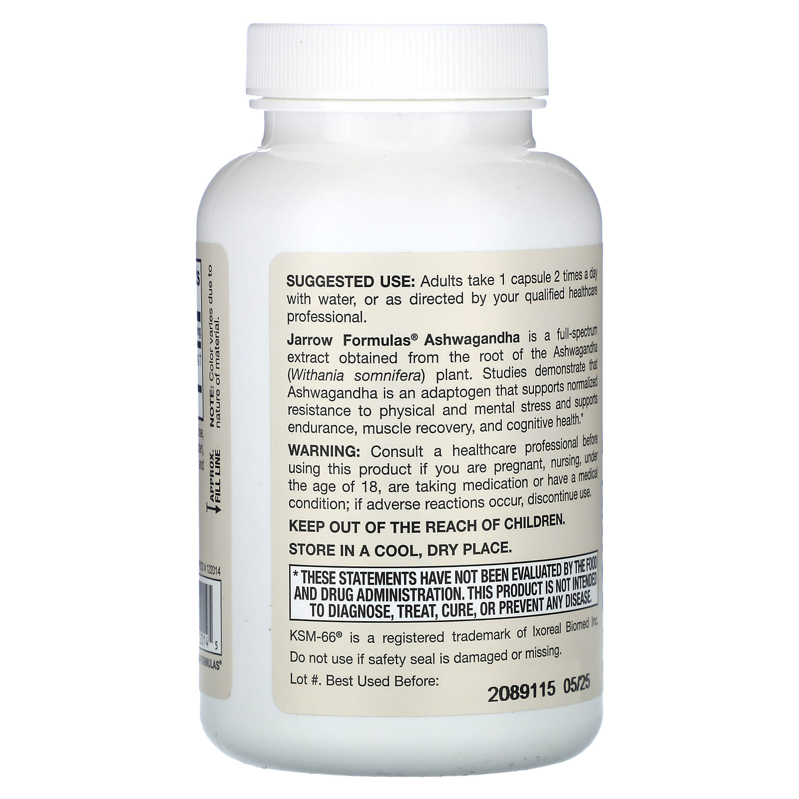 Ashwagandha KSM 66 300 Mg Jarrow Ashwagandha KSM 66 300 Mg Jarrow