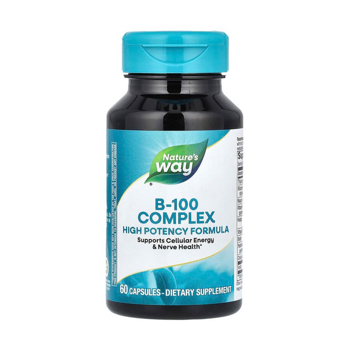 B-100 Complex Vitamine B, Nature s Way, 60 Capsule 03.2027