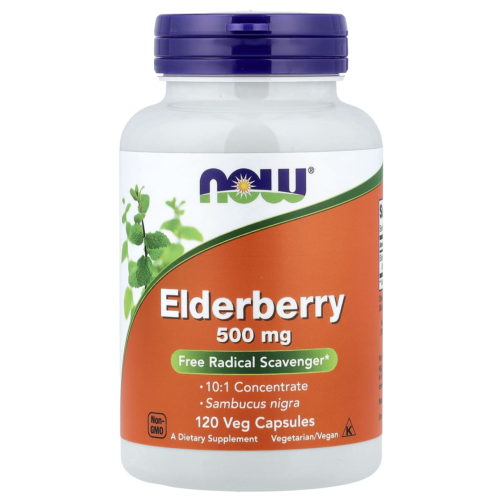 triplixam 10 mg/2 5mg/5mg Elderberry 10:1 (Fructe de Soc), 500 mg, Now Foods, 120 capsule 120 Veg Caps, 08.2026