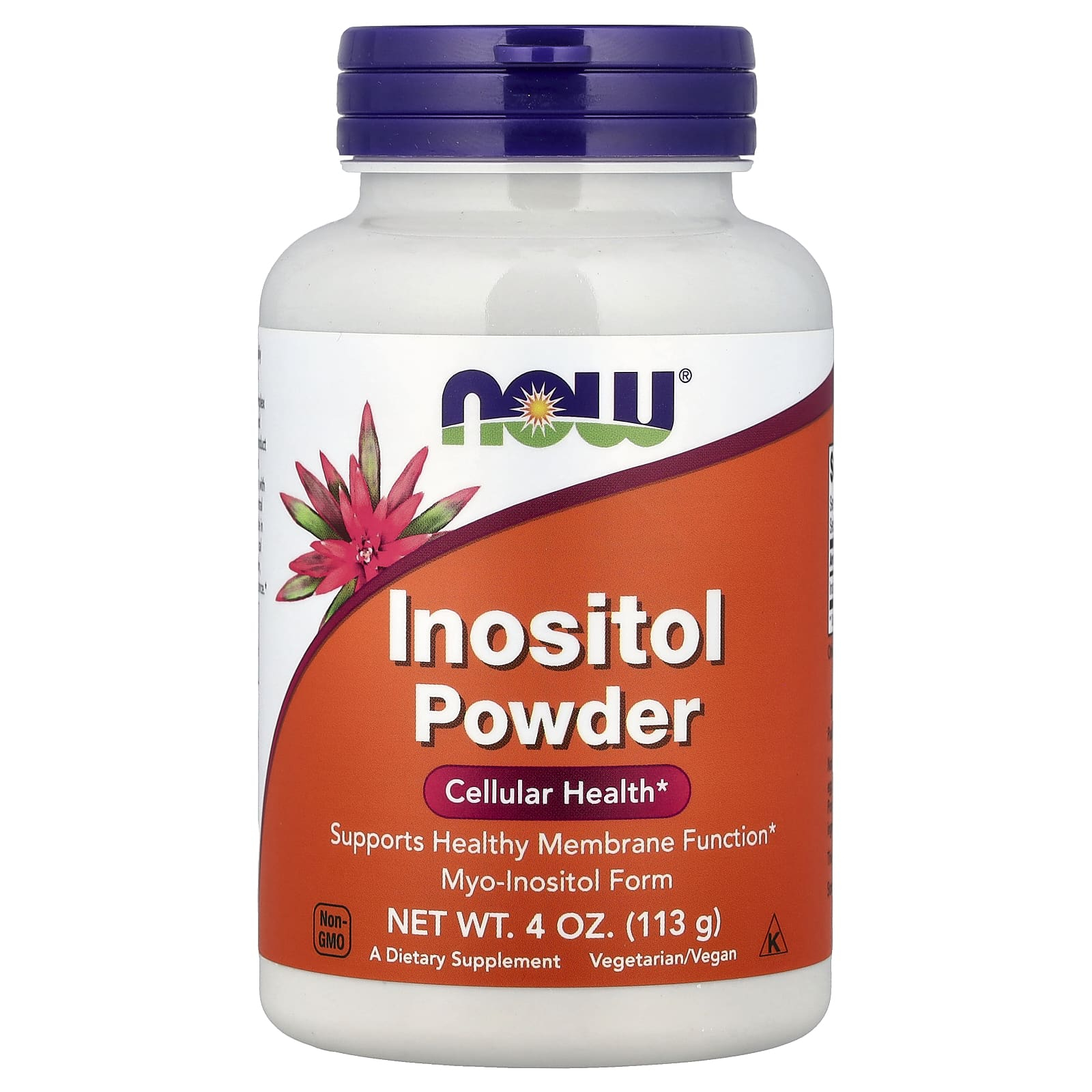 probiotic now foods Inositol Powder, NOW Foods, 113g 08.2027, 113 grame