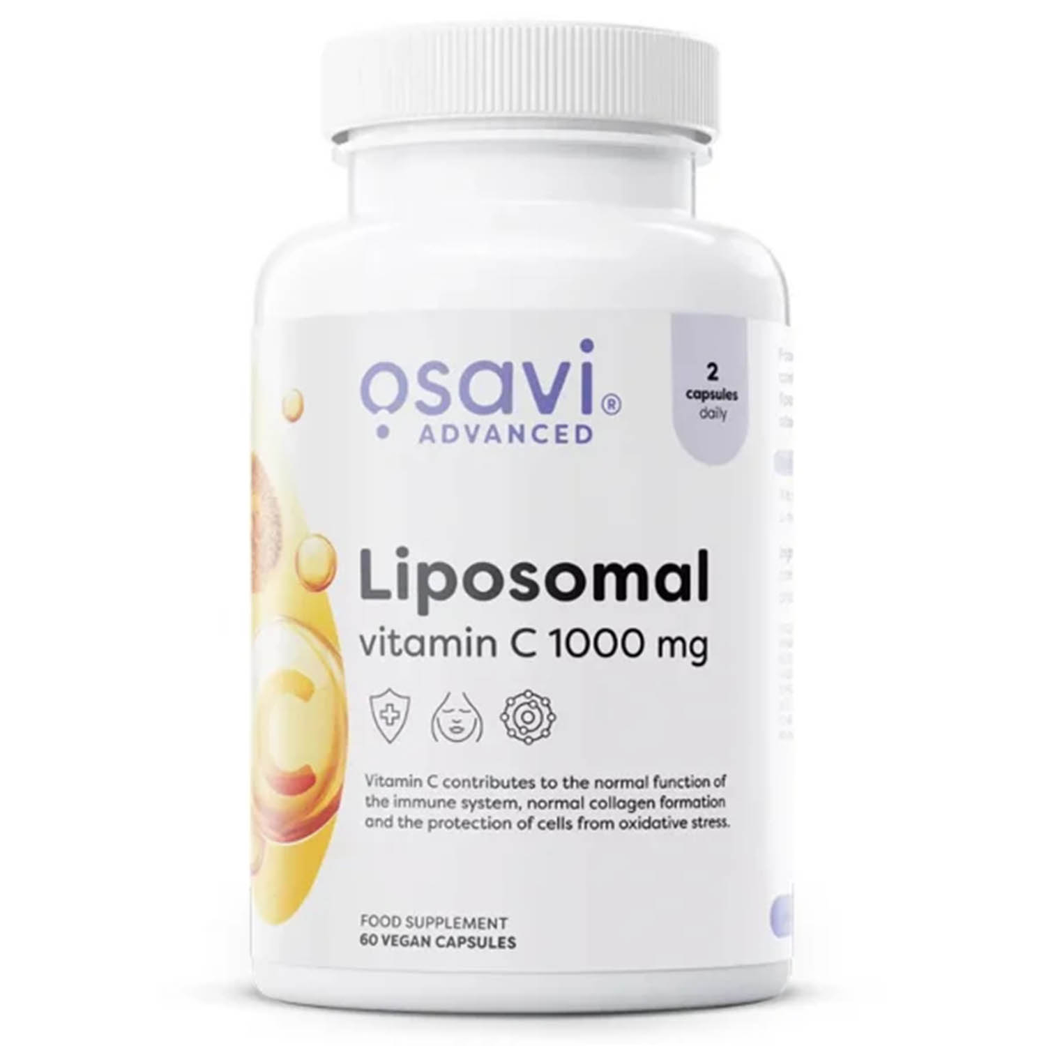 thyroid caps Liposomal Vitamin C, 500 mg, Osavi, 60 capsule 04.2027, 60 Veg Caps