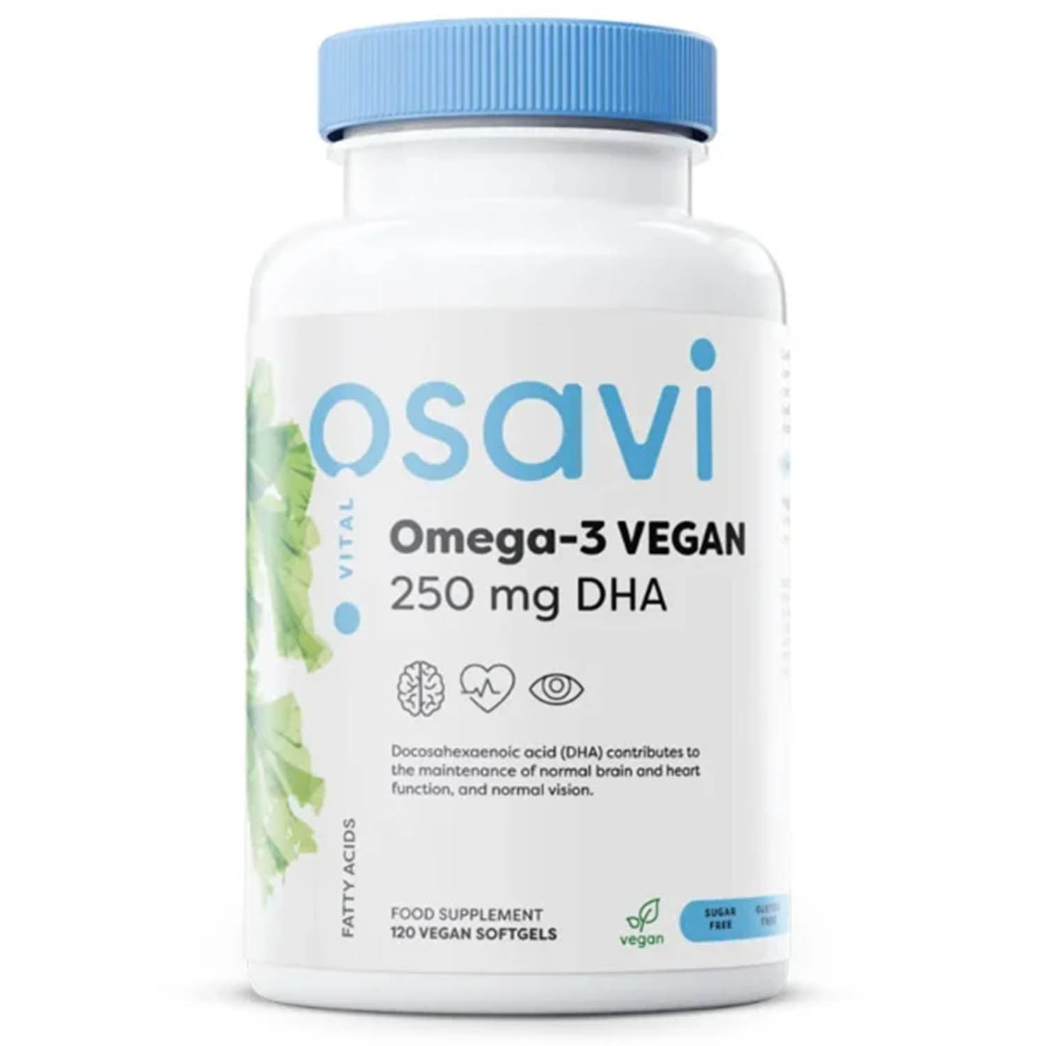life extension super omega 3 Omega-3 VEGAN, 250 mg DHA, Osavi, 120 softgels 120 Softgels, 01.2028