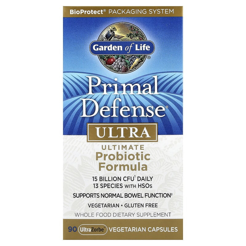 metabolism boosting coffee Primal Defense , Ultra, Ultimate Probiotic Formula, Garden of Life, 90 capsule 90 Veg Caps, 02.2027