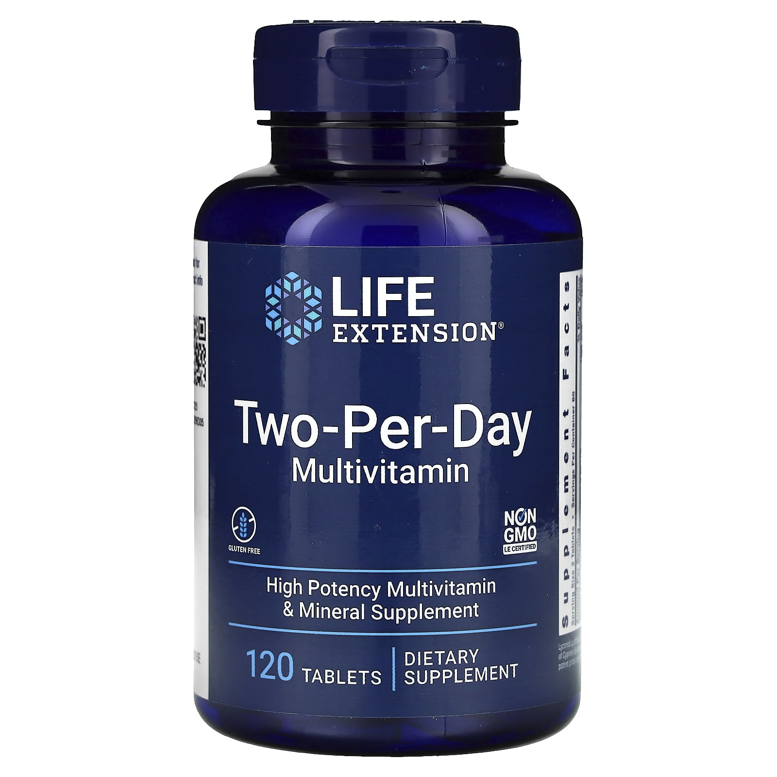 Two-Per-Day Multivitamin  Mineral, Life Extension, 120 tablete 120 Tabs, Tablete, 06.2027