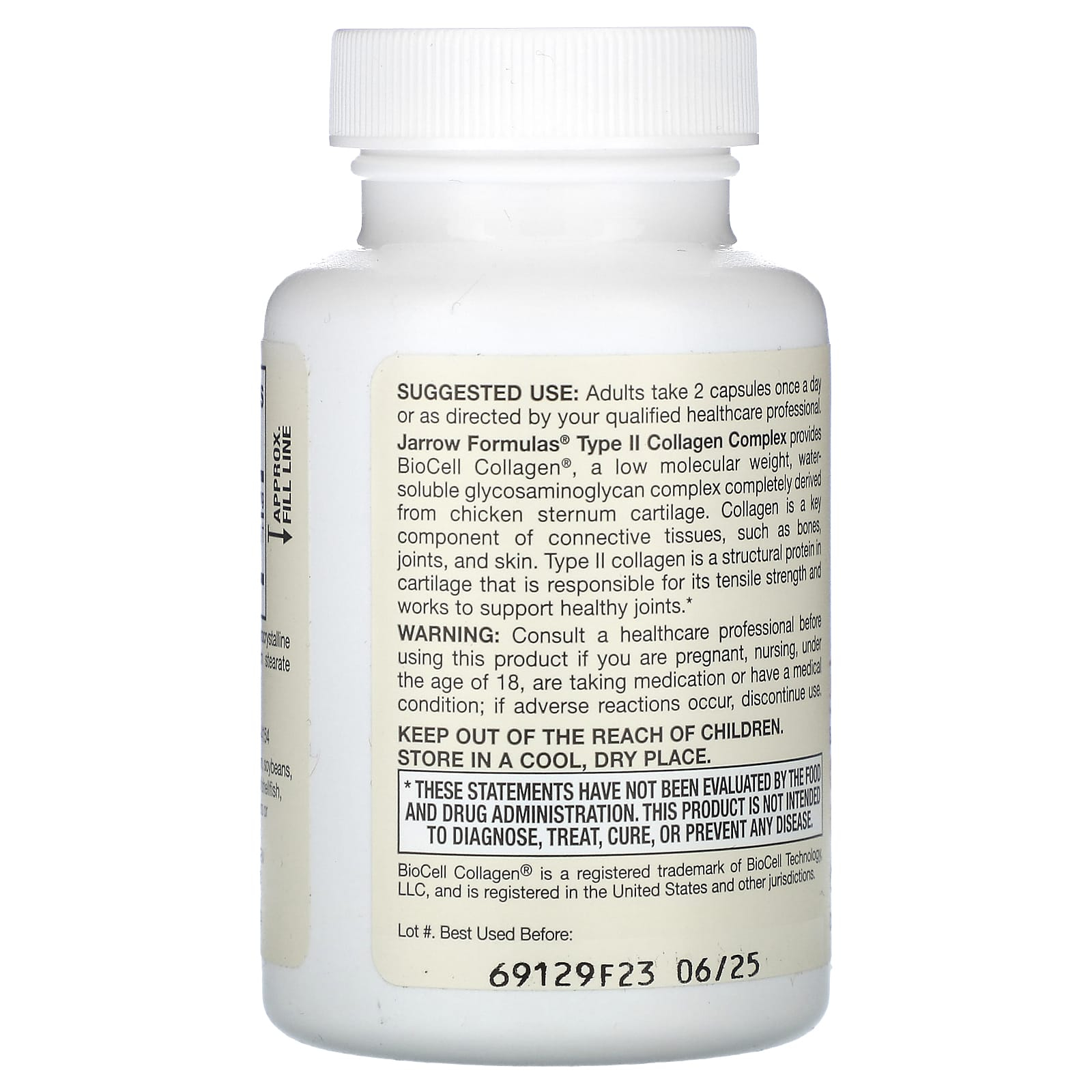 Type II Collagen Complex Bioavailable, Jarrow Formulas